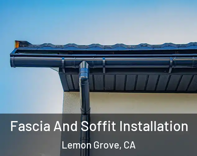  Fascia And Soffit Installation Lemon Grove, CA