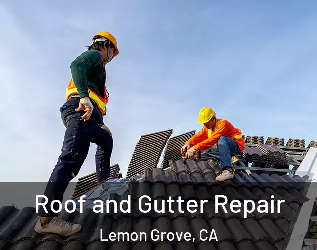  Roof and Gutter Repair Lemon Grove, CA