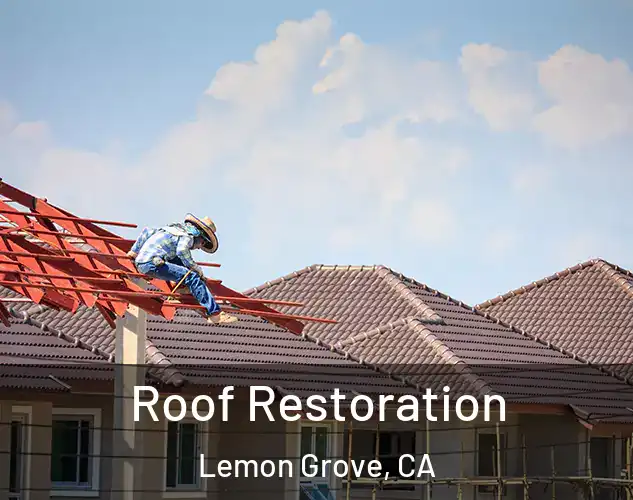  Roof Restoration Lemon Grove, CA