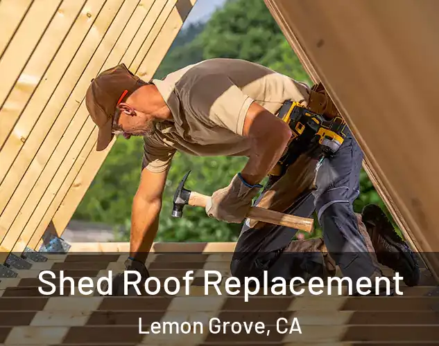  Shed Roof Replacement Lemon Grove, CA