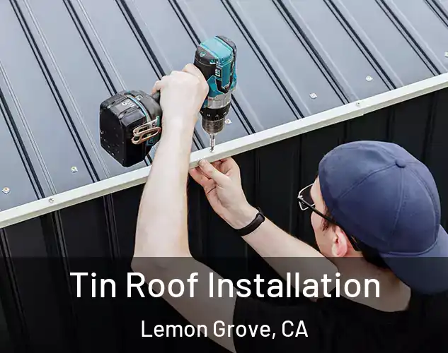  Tin Roof Installation Lemon Grove, CA